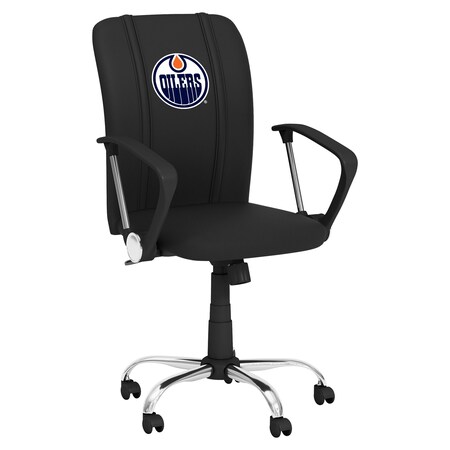 Dreamseat Curve Task Chair with Edmonton Oilers Logo XZOCCURVE-PSNHL41010
